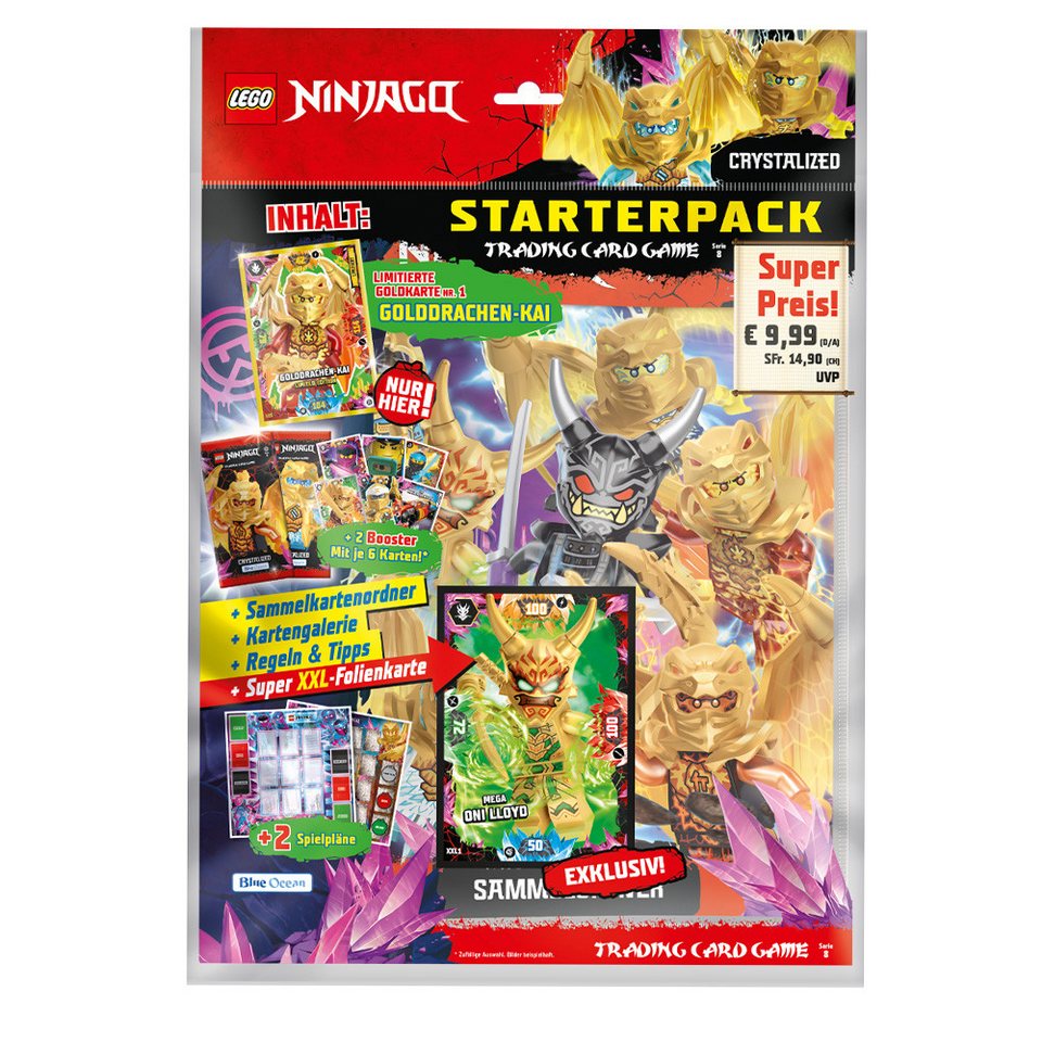 LEGO® Sammelkarte LEGO Ninjago Serie 8 Trading Cards - 1 Starter + 10 Booster