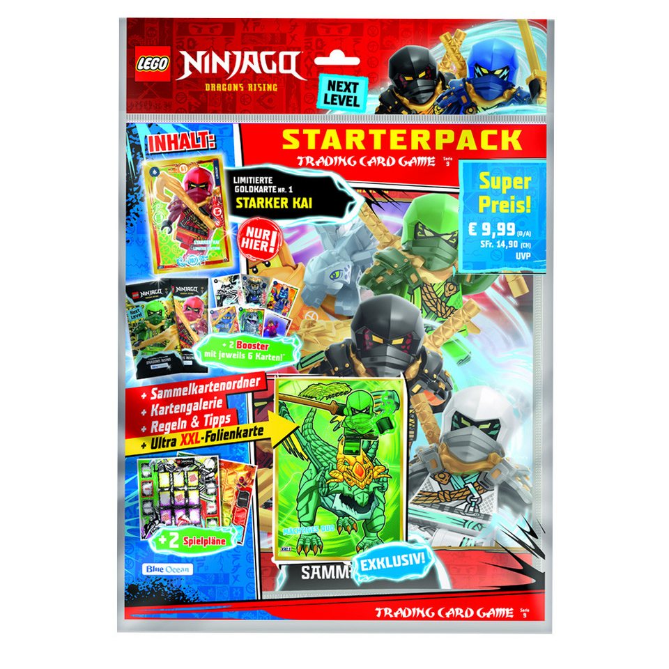 LEGO® Sammelkarte LEGO Ninjago Serie 9 NEXT LEVEL Trading Cards - 1 Starter