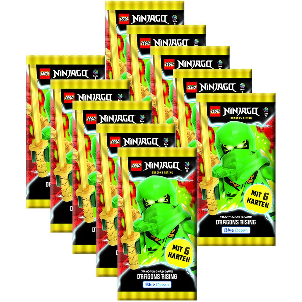 LEGO® Sammelkarte LEGO Ninjago Serie 9 Trading Cards - 10 Booster