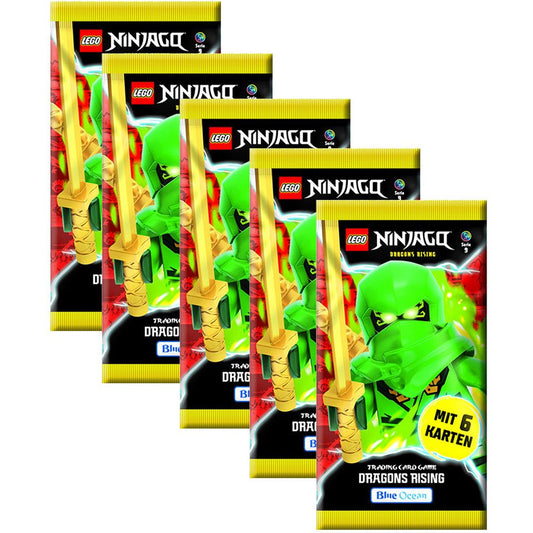 LEGO® Sammelkarte LEGO Ninjago Serie 9 Trading Cards - 5 Booster