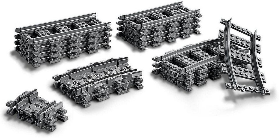 LEGO® Schienen (60205), LEGO® City Konstruktionsspielsteine, (20 St), Made in Europe