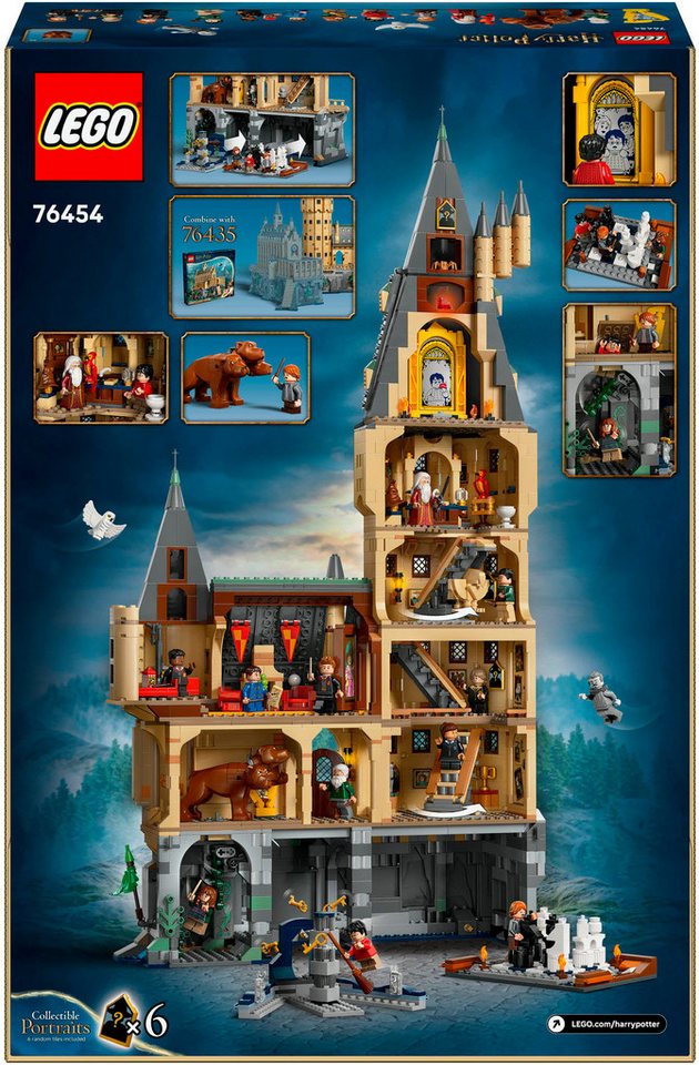 LEGO® Schloss Hogwarts: Der Hauptturm (76454), LEGO Harry Potter™ Konstruktionsspielsteine, (2135 St), Made in Europe