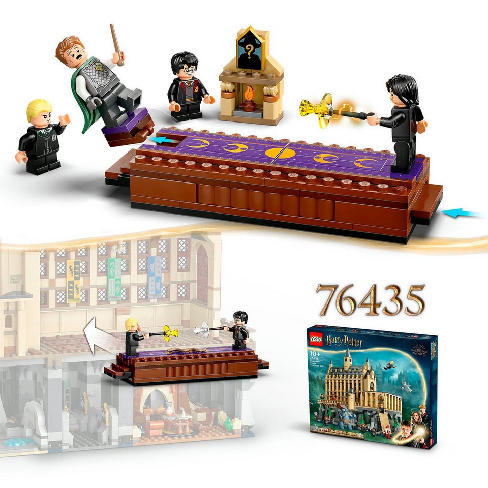 LEGO® Schloss Hogwarts™: Duellierclub (76441), LEGO Harry Potter™ Konstruktionsspielsteine, (158 St), Made in Europe