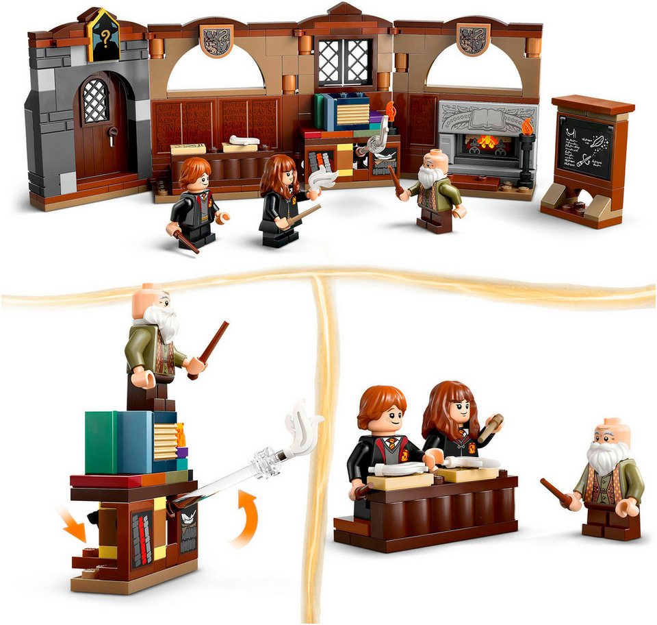 LEGO® Schloss Hogwarts™: Zauberkunstunterricht (76442), LEGO Harry Potter™ Konstruktionsspielsteine, (204 St), Made in Europe
