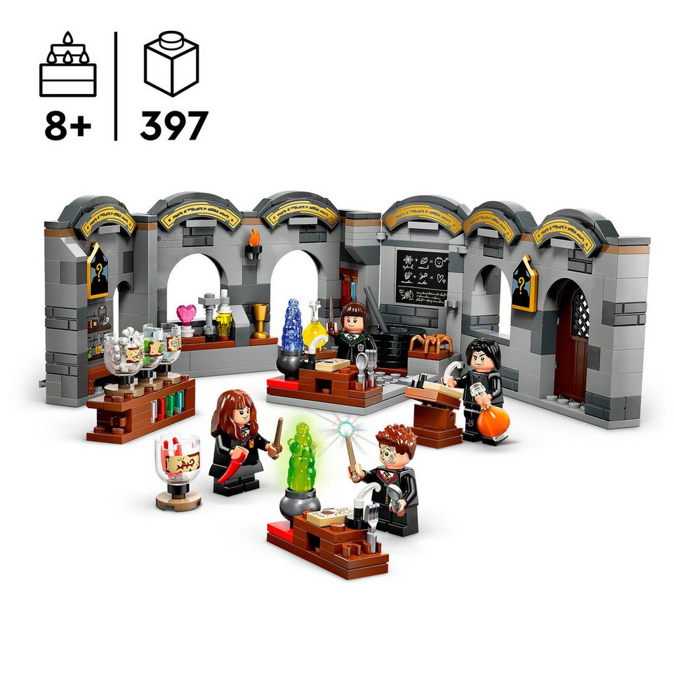 LEGO® Schloss Hogwarts™: Zaubertrankunterricht (76431) Konstruktionsspielsteine, (397 St), LEGO Harry Potter™; Made in Europe