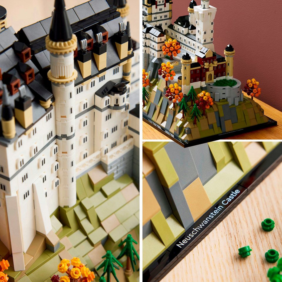 LEGO® Schloss Neuschwanstein (21063), LEGO LEGO Architecture Konstruktionsspielsteine, (3455 St), Made in Europe