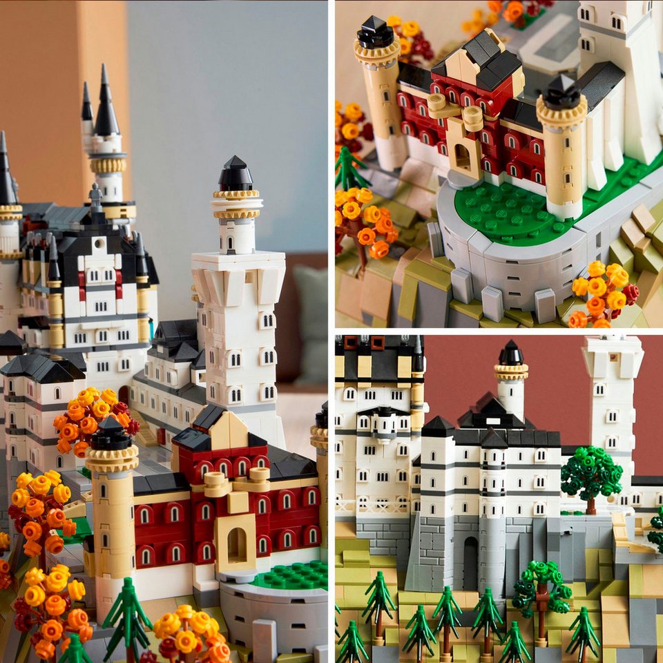 LEGO® Schloss Neuschwanstein (21063), LEGO LEGO Architecture Konstruktionsspielsteine, (3455 St), Made in Europe