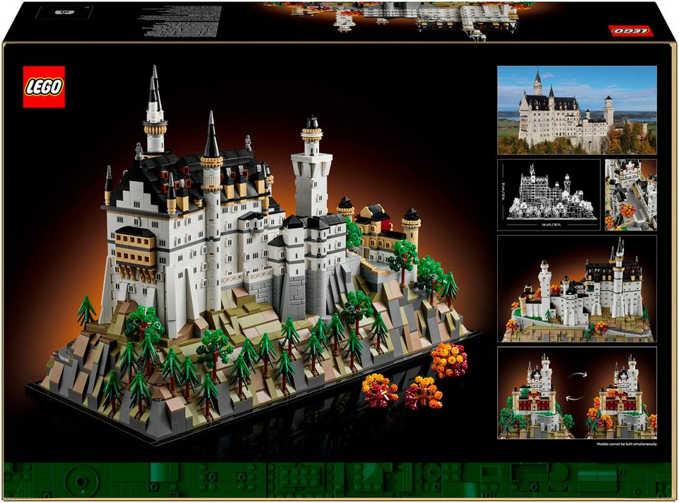 LEGO® Schloss Neuschwanstein (21063), LEGO LEGO Architecture Konstruktionsspielsteine, (3455 St), Made in Europe