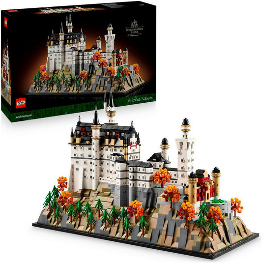 LEGO® Schloss Neuschwanstein (21063), LEGO LEGO Architecture Konstruktionsspielsteine, (3455 St), Made in Europe