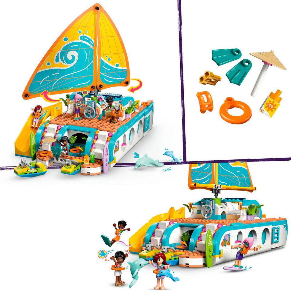 LEGO® Segelabenteuer (42664), LEGO Friends Konstruktionsspielsteine, (685 St), Made in Europe