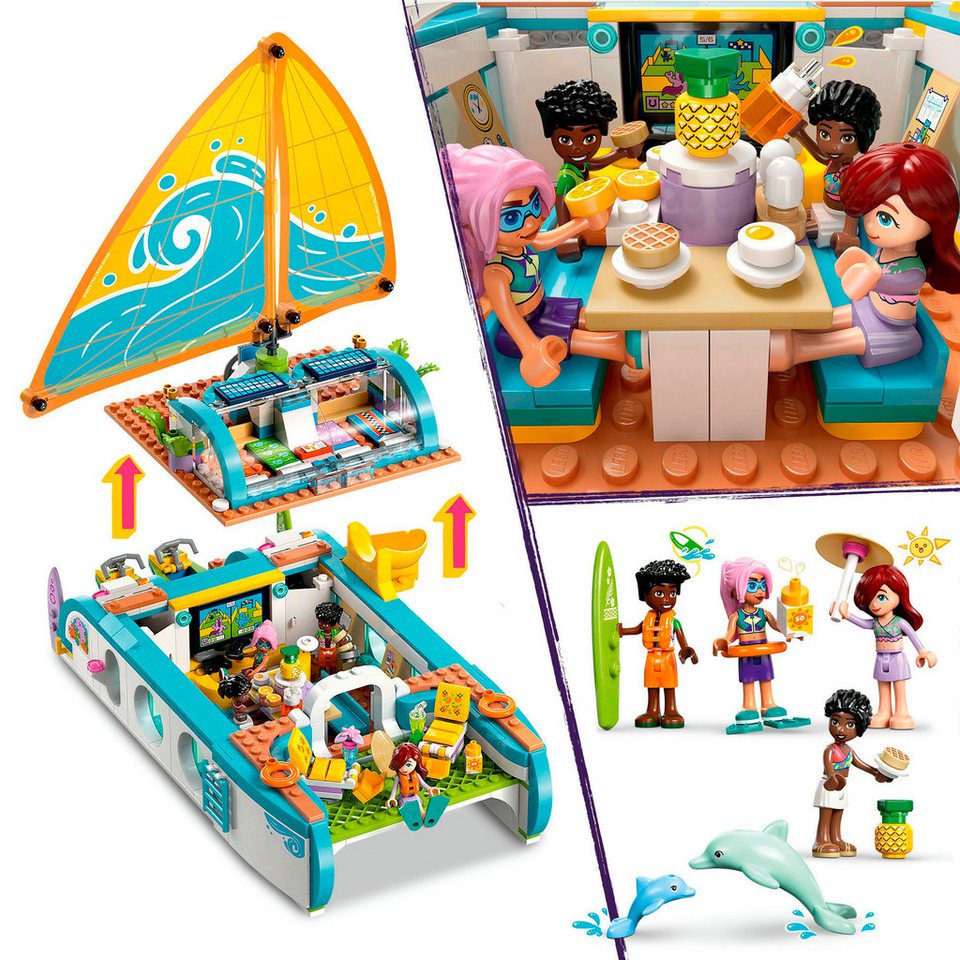 LEGO® Segelabenteuer (42664), LEGO Friends Konstruktionsspielsteine, (685 St), Made in Europe