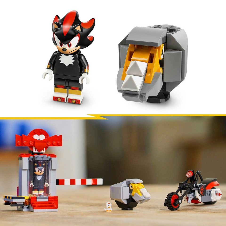 LEGO® Shadow the Hedgehog Flucht (76995), LEGO Sonic Konstruktionsspielsteine, (196 St), Made in Europe