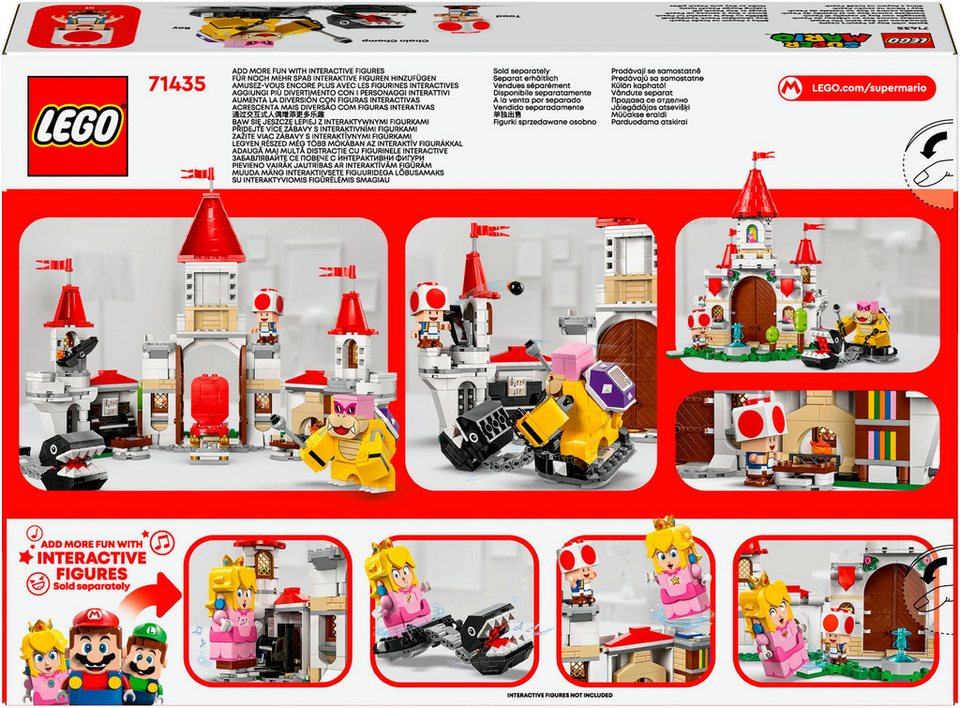 LEGO® Showdown mit Roy beim Pilz-Palast (71435), LEGO Super Mario Konstruktionsspielsteine, (738 St), Made in Europe