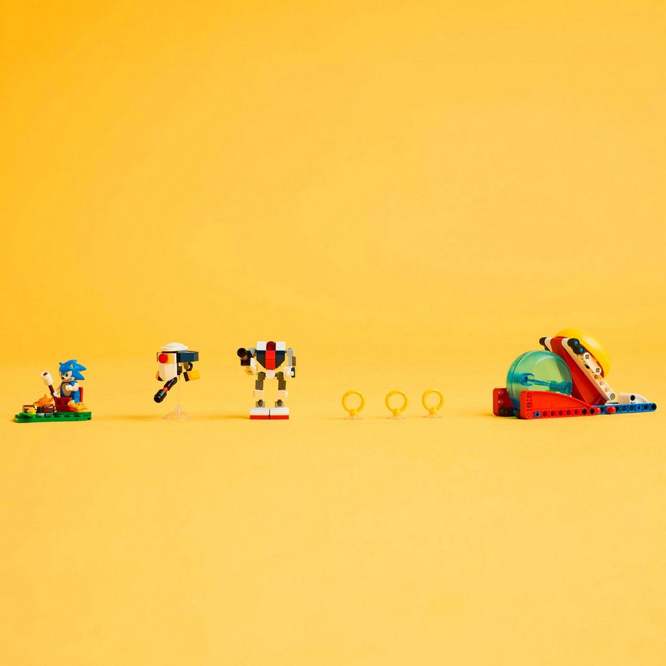 LEGO® Sonics Showdown am Lagerfeuer (77001), LEGO Sonic Konstruktionsspielsteine, (177 St), Made in Europe