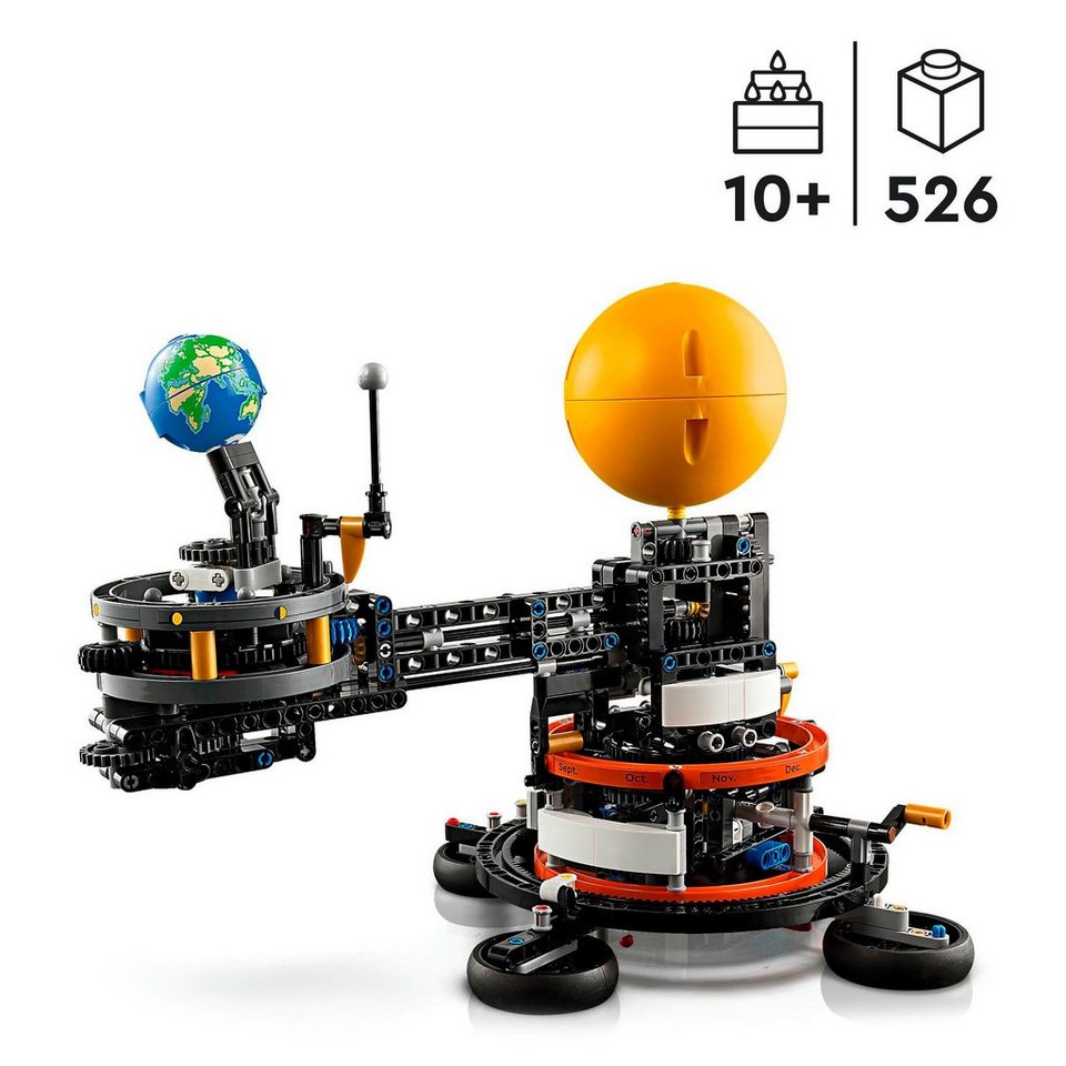 LEGO® Sonne Erde Mond Modell (42179), LEGO® Technic Konstruktionsspielsteine, (526 St), Made in Europe