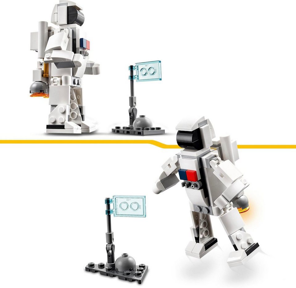 LEGO® Spaceshuttle (31134), LEGO® Creator 3in1 Konstruktionsspielsteine, (144 St)