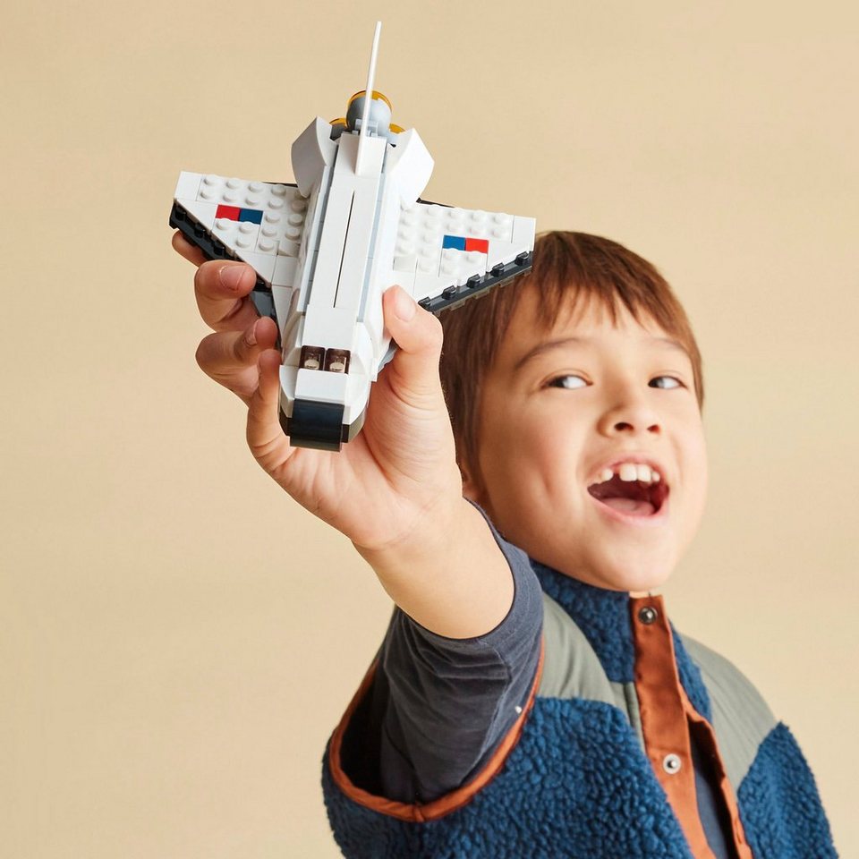 LEGO® Spaceshuttle (31134), LEGO® Creator 3in1 Konstruktionsspielsteine, (144 St)