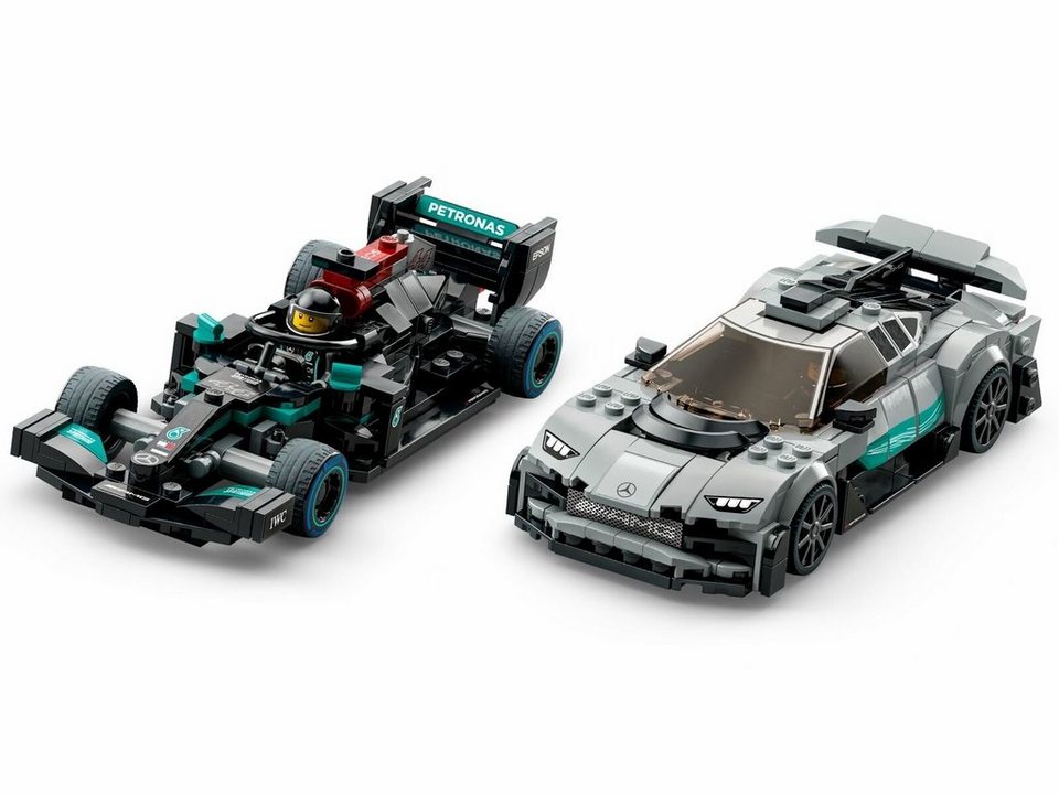 LEGO® Speed Champions 76909 F1 W12 E Performance & Mercedes-AMG Pro Spielbausteine, (564 St)