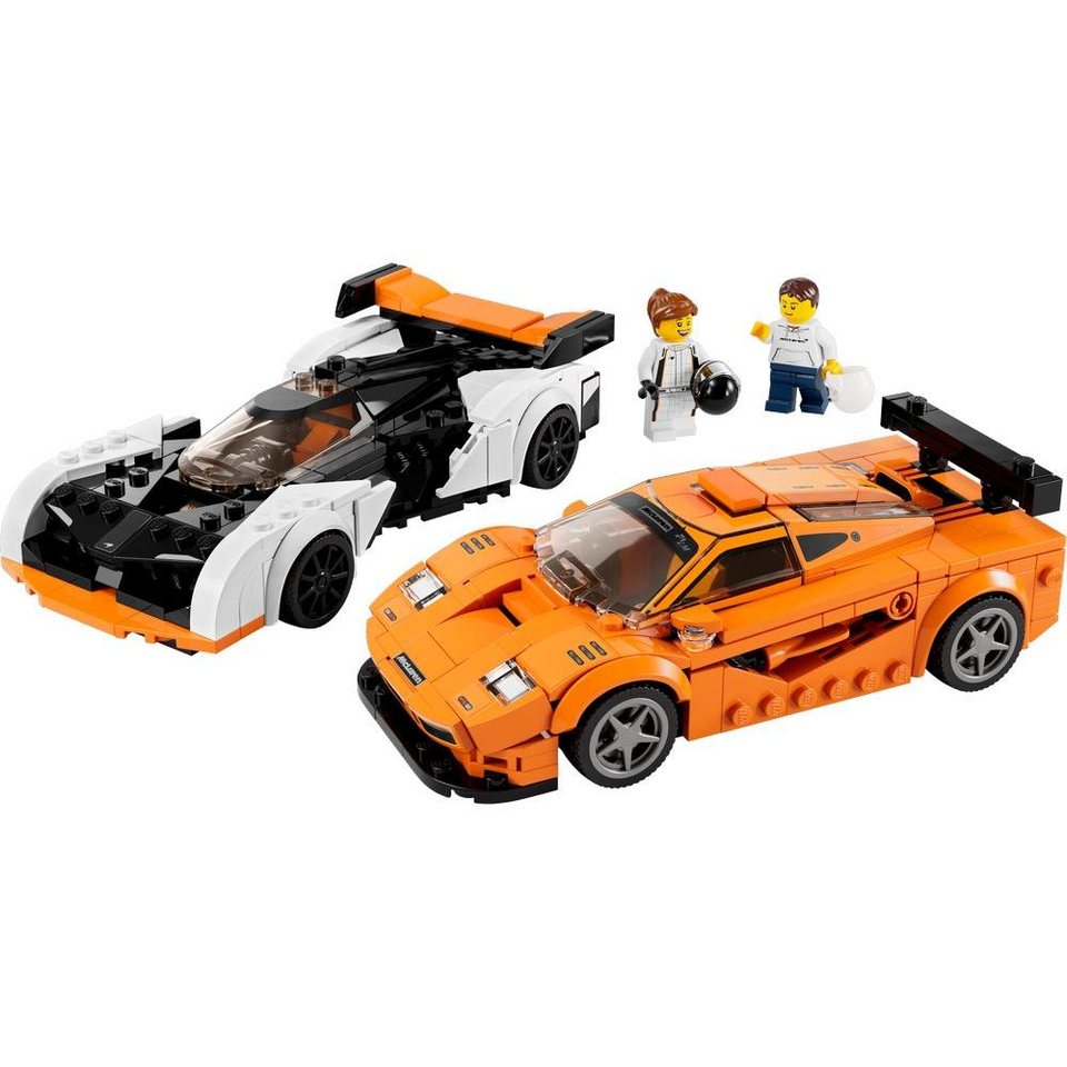 LEGO® Speed Champions 76918 - McLaren Solus GT & McLaren F1 LM Konstruktionsspielsteine, (581 St), Rennauto, Bau- und Spielset, für Kinder ab 9 Jahren