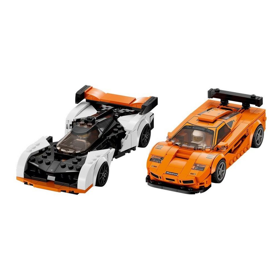 LEGO® Speed Champions 76918 - McLaren Solus GT & McLaren F1 LM Konstruktionsspielsteine, (581 St), Rennauto, Bau- und Spielset, für Kinder ab 9 Jahren