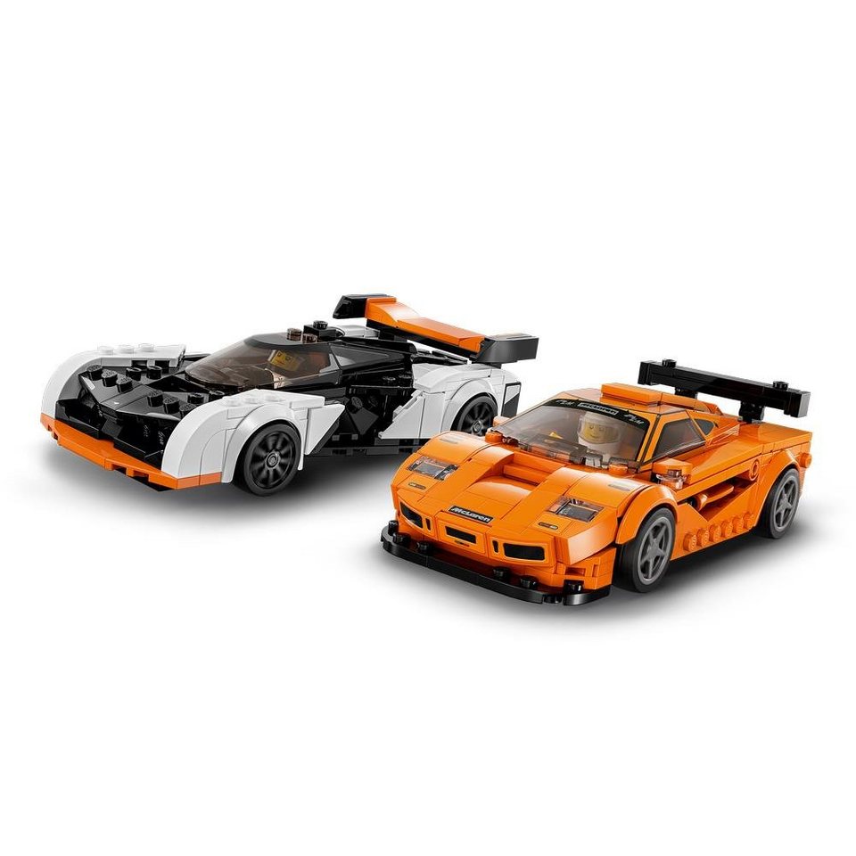 LEGO® Speed Champions 76918 - McLaren Solus GT & McLaren F1 LM Konstruktionsspielsteine, (581 St), Rennauto, Bau- und Spielset, für Kinder ab 9 Jahren
