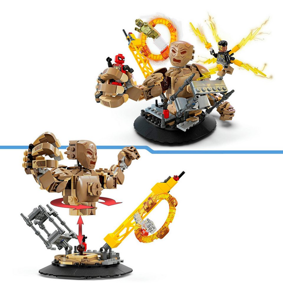 LEGO® Spider-Man vs. Sandman: Showdown (76280), LEGO Super Heroes Konstruktionsspielsteine, (347 St), Made in Europe