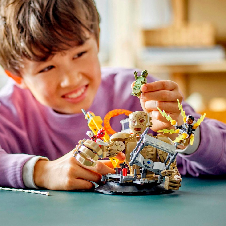 LEGO® Spider-Man vs. Sandman: Showdown (76280), LEGO Super Heroes Konstruktionsspielsteine, (347 St), Made in Europe