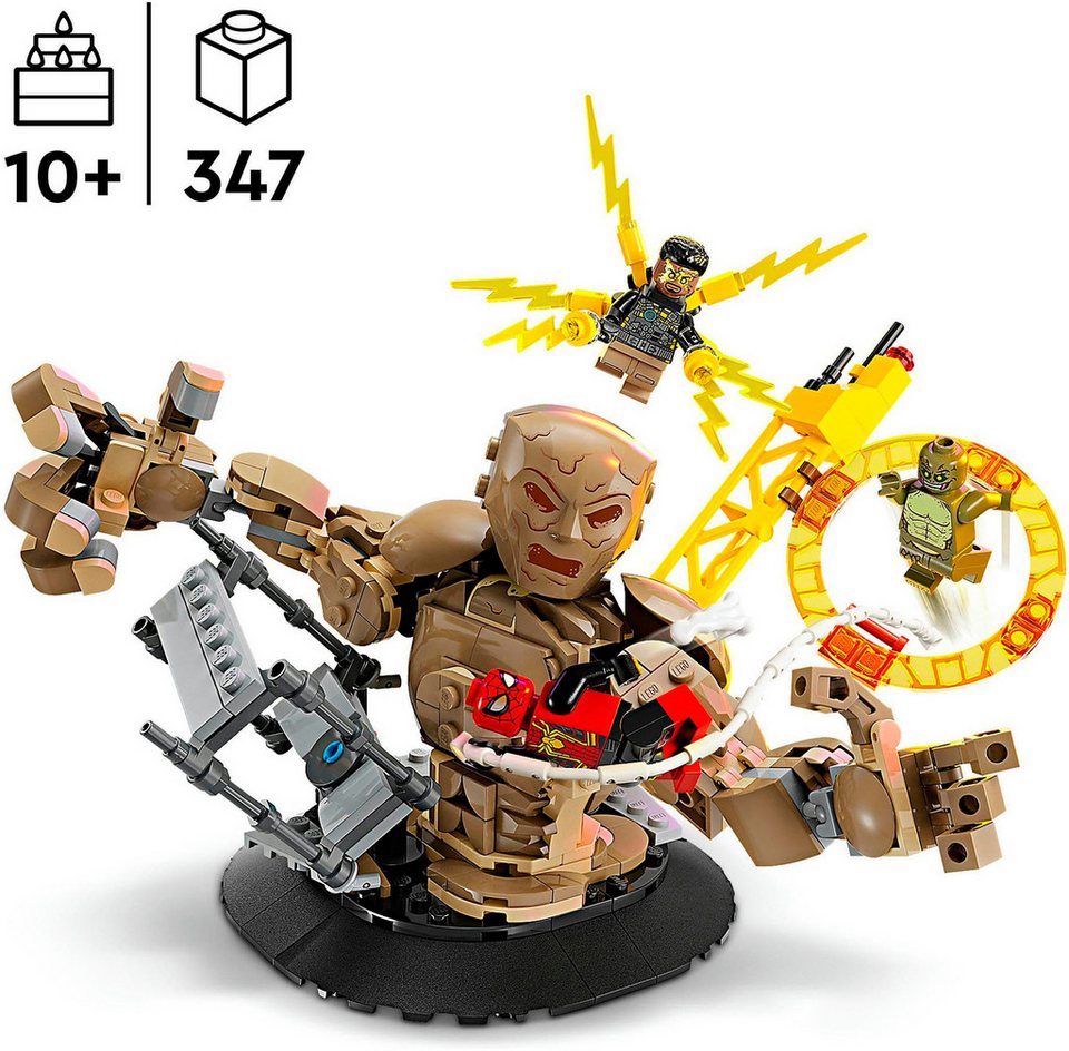 LEGO® Spider-Man vs. Sandman: Showdown (76280), LEGO Super Heroes Konstruktionsspielsteine, (347 St), Made in Europe