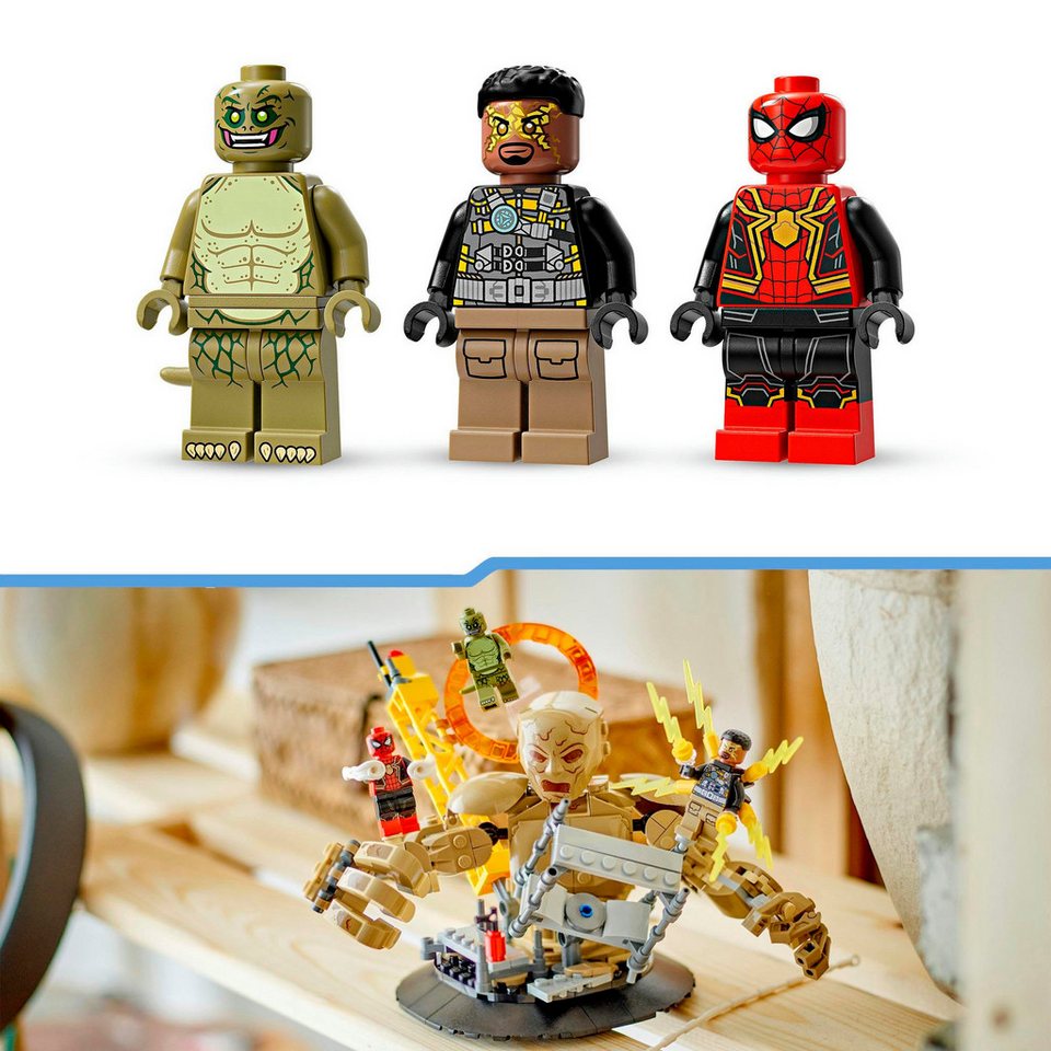 LEGO® Spider-Man vs. Sandman: Showdown (76280), LEGO Super Heroes Konstruktionsspielsteine, (347 St), Made in Europe