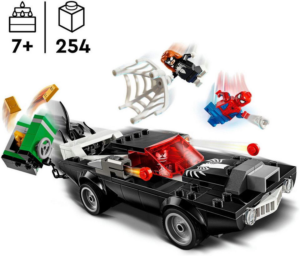 LEGO® Spider-Man vs. Venom Muscle-Car (76309), LEGO Super Heroes Konstruktionsspielsteine, (254 St), Made in Europe
