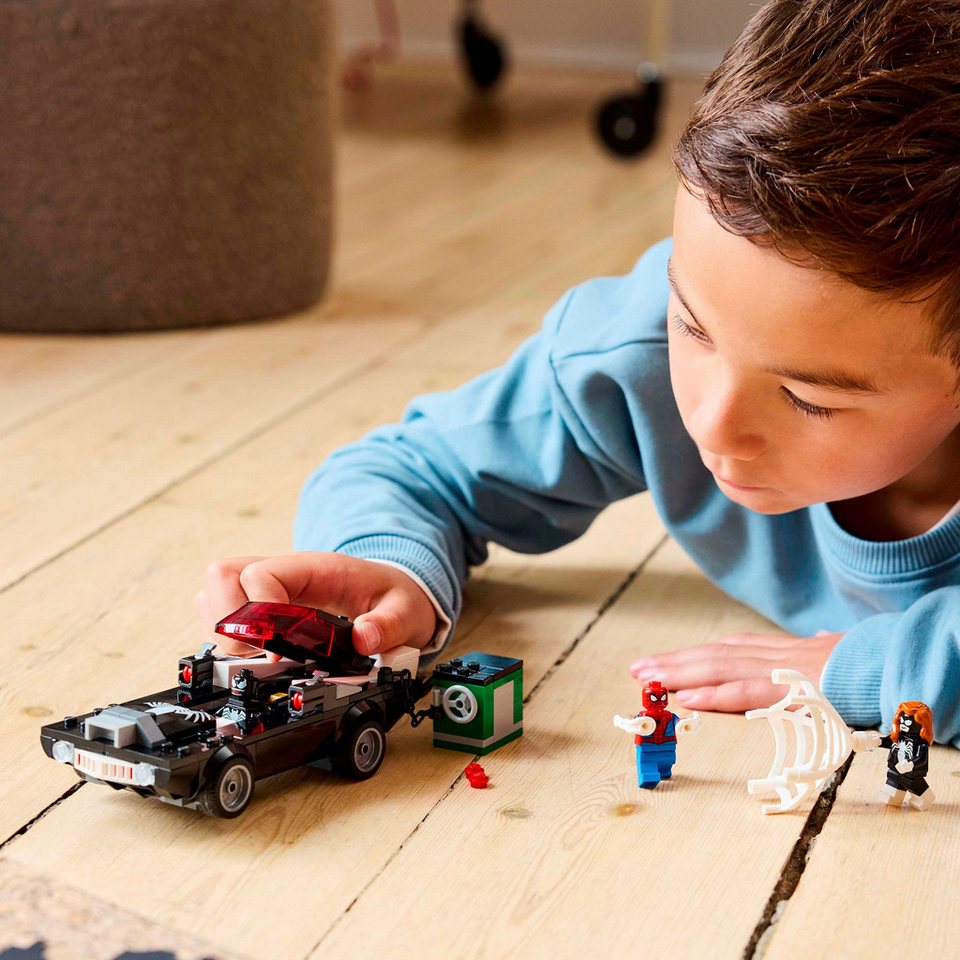 LEGO® Spider-Man vs. Venom Muscle-Car (76309), LEGO Super Heroes Konstruktionsspielsteine, (254 St), Made in Europe