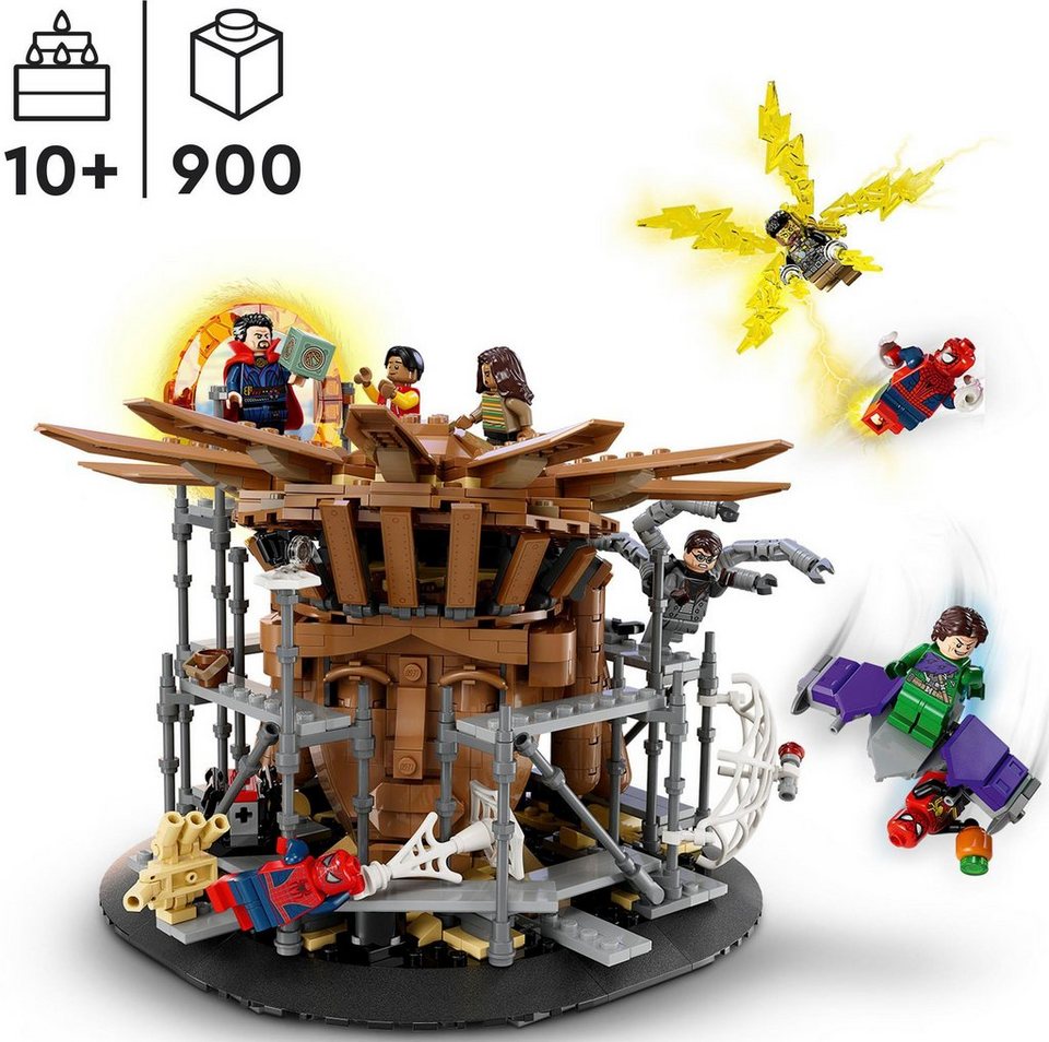 LEGO® Spider-Mans großer Showdown (76261), LEGO® Marvel Konstruktionsspielsteine, (900 St), Made in Europe