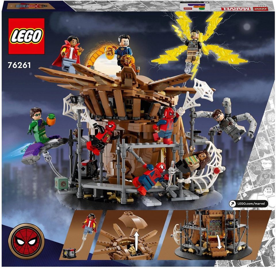 LEGO® Spider-Mans großer Showdown (76261), LEGO® Marvel Konstruktionsspielsteine, (900 St), Made in Europe