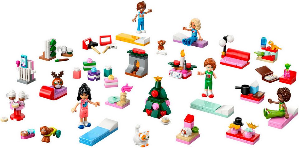 LEGO® Spielzeug-Adventskalender Spielbausteine, (42668), LEGO Friends (237-tlg), Made in Europe