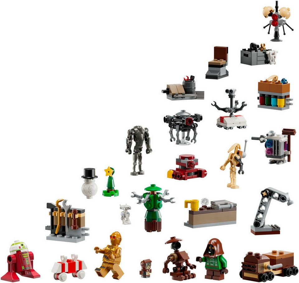 LEGO® Spielzeug-Adventskalender Spielbausteine, (75418), LEGO Star Wars™ (263-tlg), Made in Europe