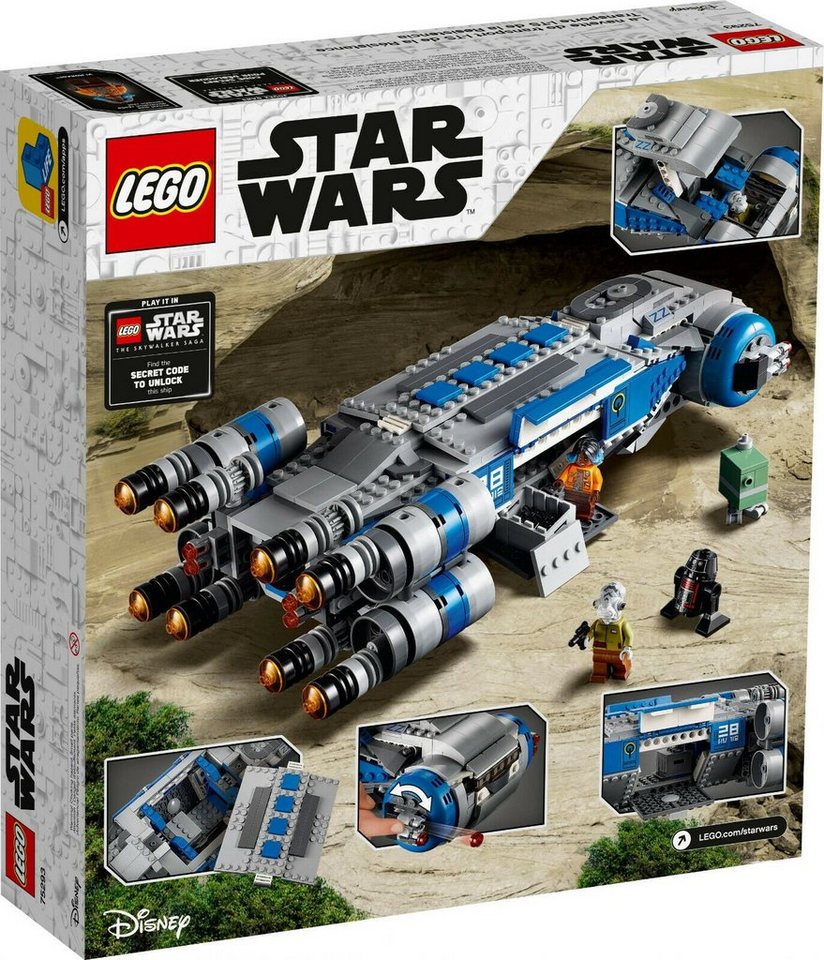 LEGO® Star Wars 75293 I-TS Transportschiff der Rebellen Spielbausteine, (932 St)