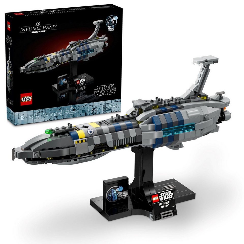 LEGO® Star Wars 75377 Invisible Hand™ Spielbausteine, (Set, 557 St., Set)