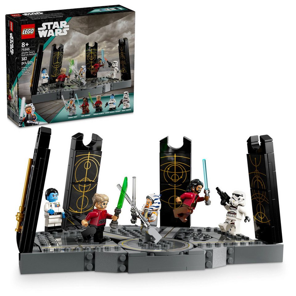 LEGO® Star Wars 75385 Ahsoka Tanos Duell auf Peridea Spielbausteine, (Set, 382 St., Set)