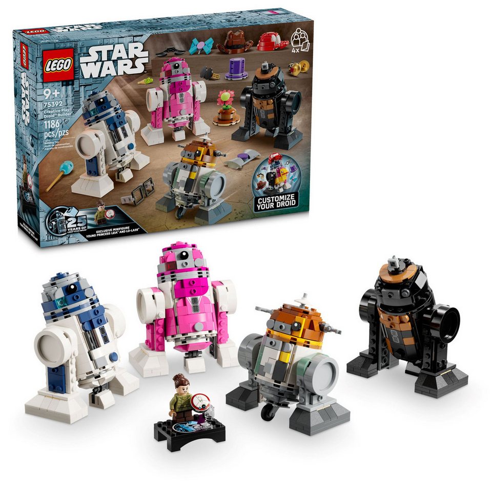 LEGO® Star Wars 75392 Kreativer Droidenbauer Spielbausteine, (Set, 1186 St., Set)