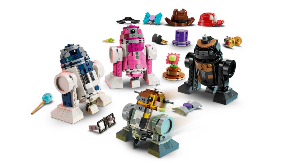 LEGO® Star Wars 75392 Kreativer Droidenbauer Spielbausteine, (Set, 1186 St., Set)