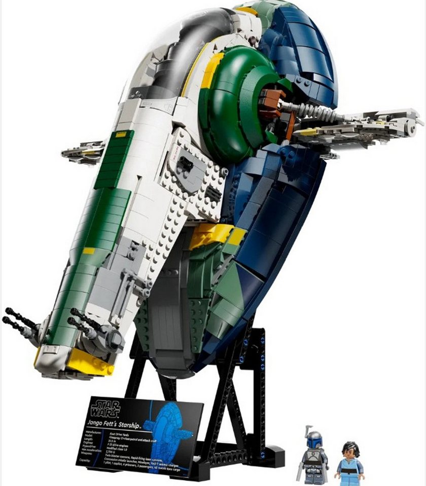 LEGO® Star Wars 75409 - Jango Fetts Sternenschiff der Firespray-Klasse Spielbausteine, (2970 St)
