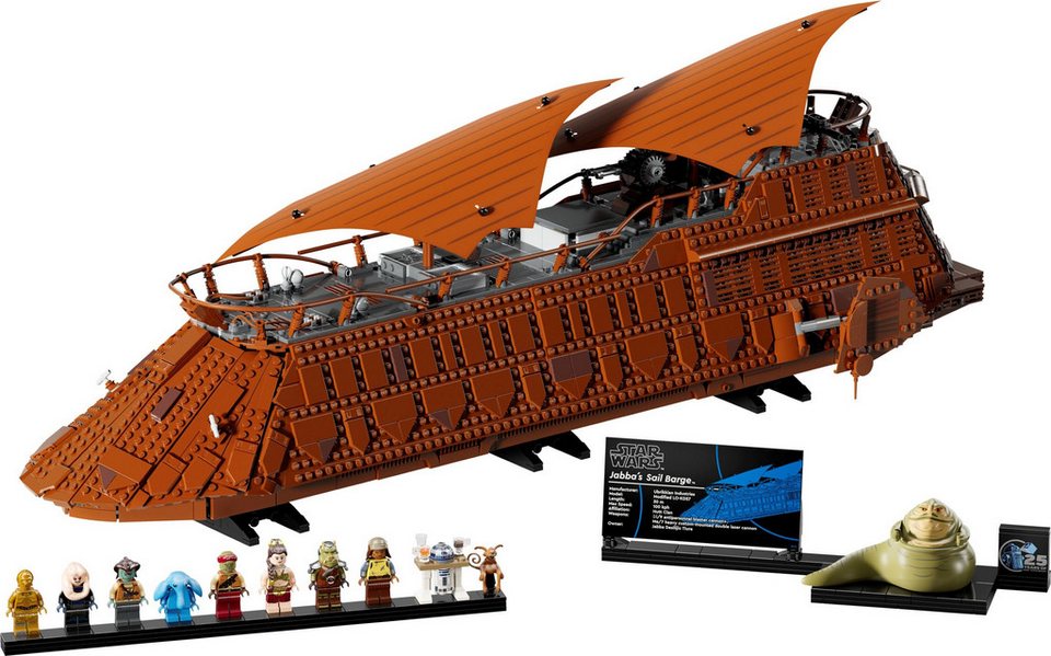LEGO® Star Wars - Jabbas Segelbarke (75397) Konstruktions-Spielset, (3942 St), Star Wars: Ultimate Collector Series