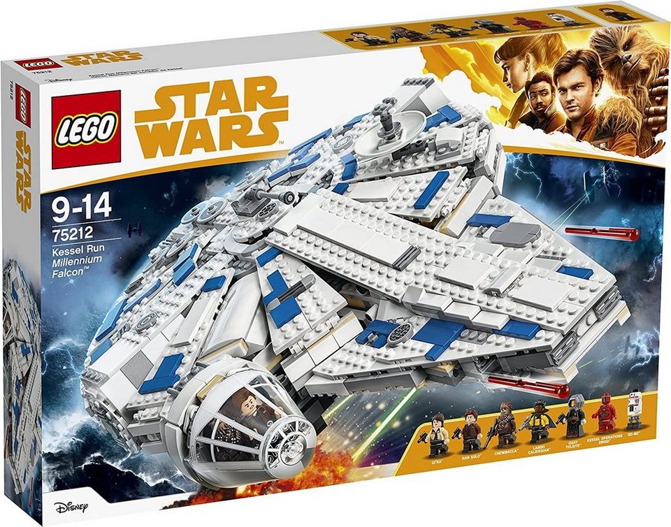 LEGO® Star Wars - Kessel Run Millennium Falcon (75212) Konstruktionsspielsteine, (1414 St)