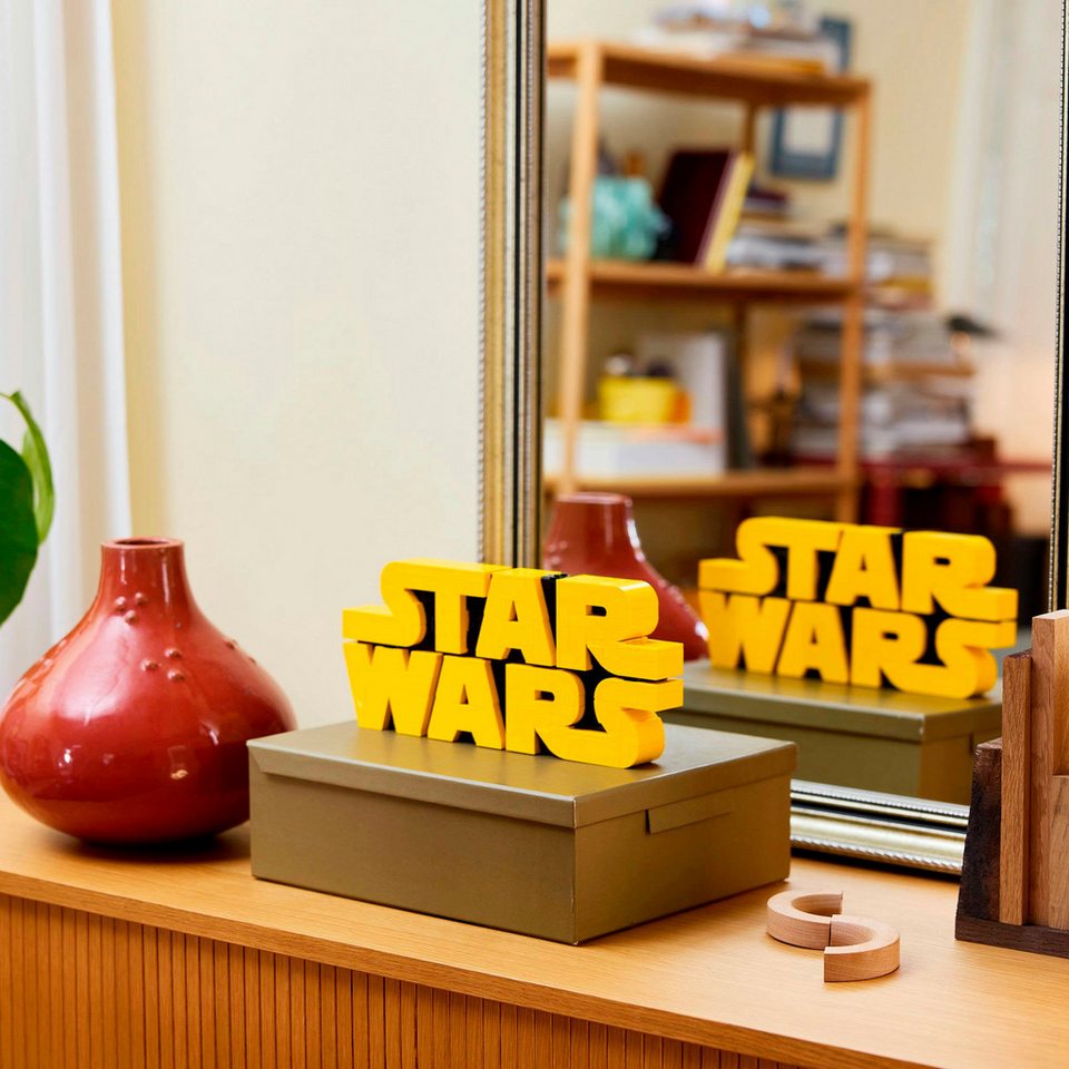 LEGO® Star Wars Logo aus LEGO Steinen (75407), LEGO Star Wars ™ Konstruktionsspielsteine, (700 St), Made in Europe