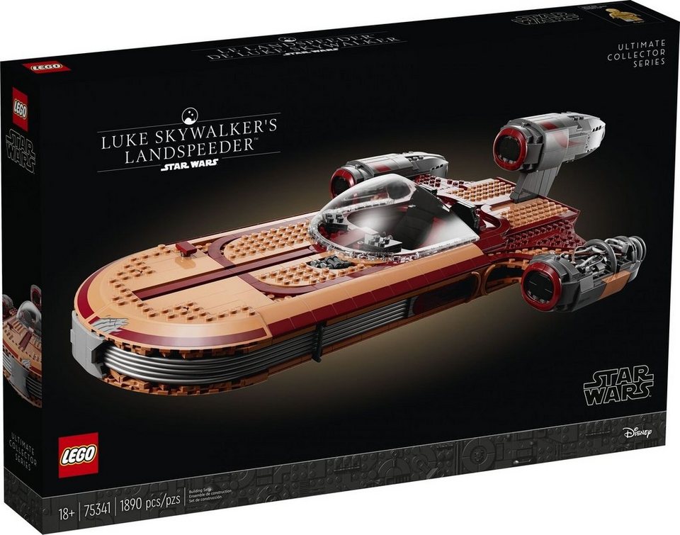 LEGO® Star Wars - Luke Skywalker’s Landspeeder (75341) Konstruktionsspielsteine, (1890 St)