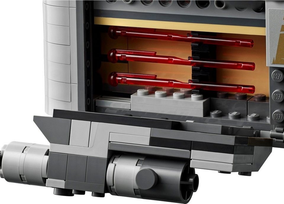 LEGO® Star Wars Razor Crest - Mandalorian Transporter des Kopfgeldjägers Spielbausteine, (1032 St), Schiff Set mit 5 LEGO Minifiguren
