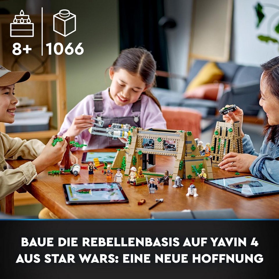 LEGO® Star Wars - Rebellenbasis auf Yavin 4 (75365) Konstruktions-Spielset, (1066 St)