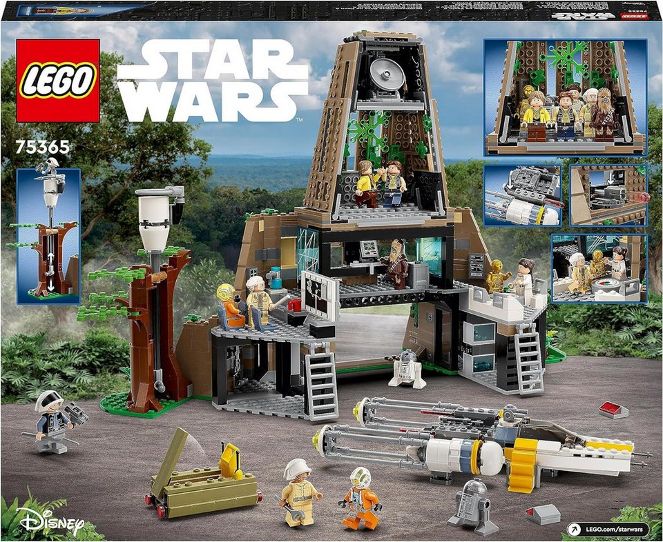 LEGO® Star Wars - Rebellenbasis auf Yavin 4 (75365) Konstruktions-Spielset, (1066 St)