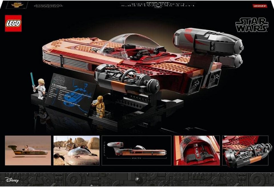 LEGO® Star Wars UCS - Luke Skywalker’s Landspeeder (75341) Konstruktions-Spielset, (1890 St)