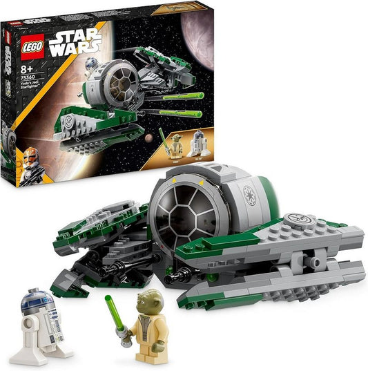 LEGO® Star Wars - Yodas Jedi Starfighter aus Clone Wars RD2D Yoda (75360) Konstruktions-Spielset, (253 St)
